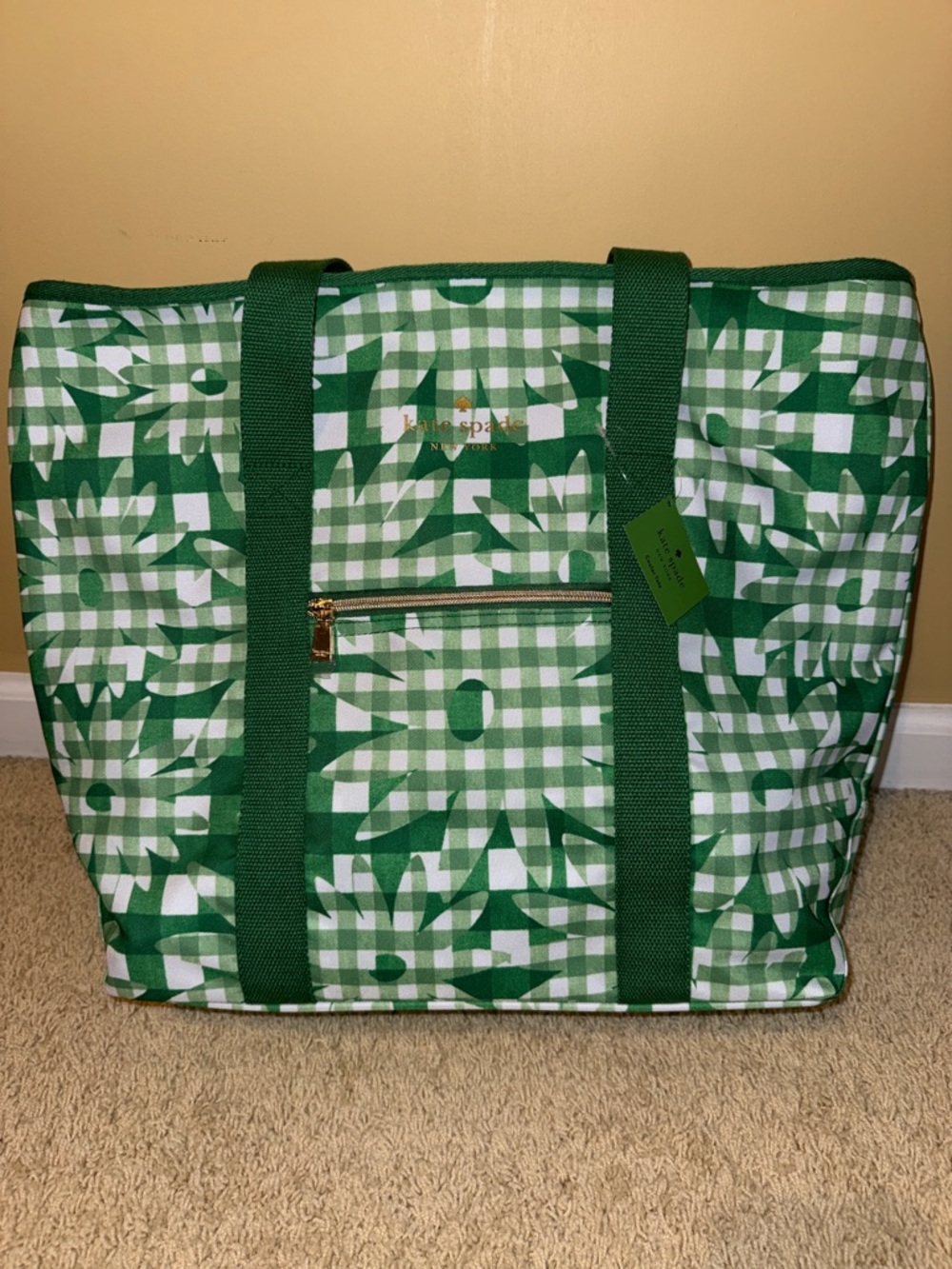 kate spade New York Daisy Gingham Cooler Tote - Picture 15 of 15